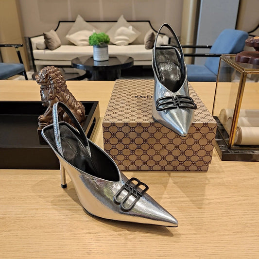 Balenciaga 26s High Heel Pump 90 Genuine Leather