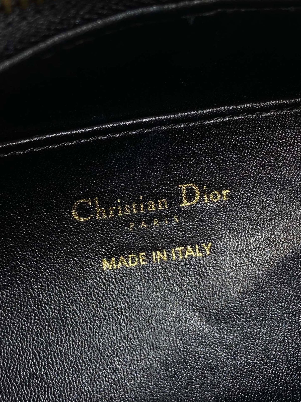 Dior 2025 Bag 19cm Black Lambskin 272824