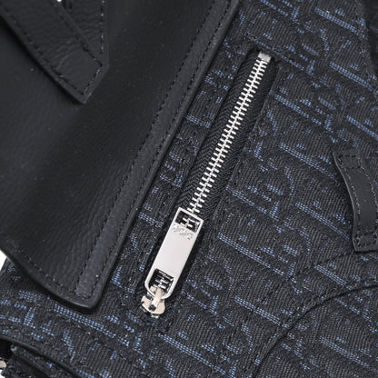 Dior 2026 Saddle Pouch 23.5cm Calfskin Fabric