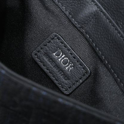 Dior 2026 Saddle Pouch 23.5cm Calfskin Fabric