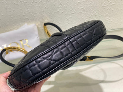 meidum cd nolita 27cm black macrocannage lambskin