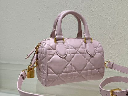 Dior 2026 Groove Bag Pink Calfskin Gold Hardware