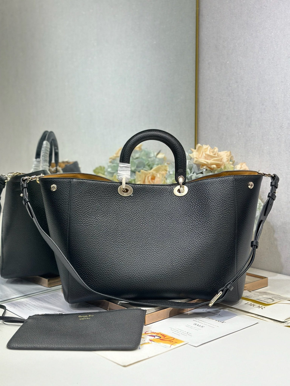 Dior 2026 Toujours Bag Embossed Calfskin 288175