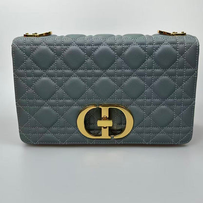 medium caro 25.5 gray supple calfskin