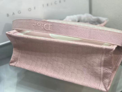 Dioramour Medium Dior Book Tote 36cm with Strap Canvas