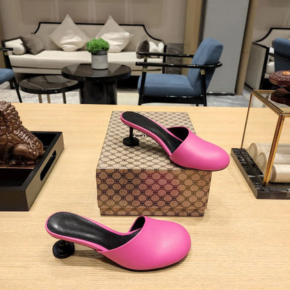 Balenciaga 26s Buckle Flats Sandals Cowhide