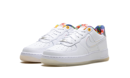 Air Force 1 Low LV8 GS "White Playful Print" FN8912 111