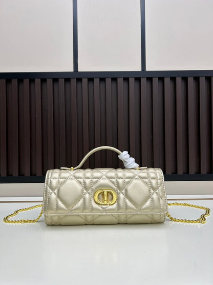 Dior 2026 Miss Caro Top Handle Pouch 24cm Lambskin