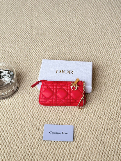 Dior 2026 Key Pouch 14.5cm Lambskin