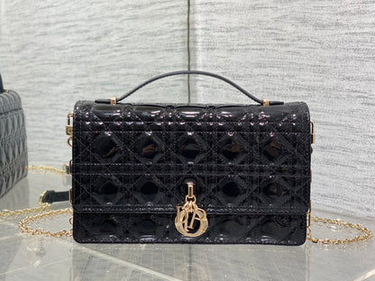 Dior 2026 My Dior Top Handle Bag 24cm Multicolors Quilted Leather