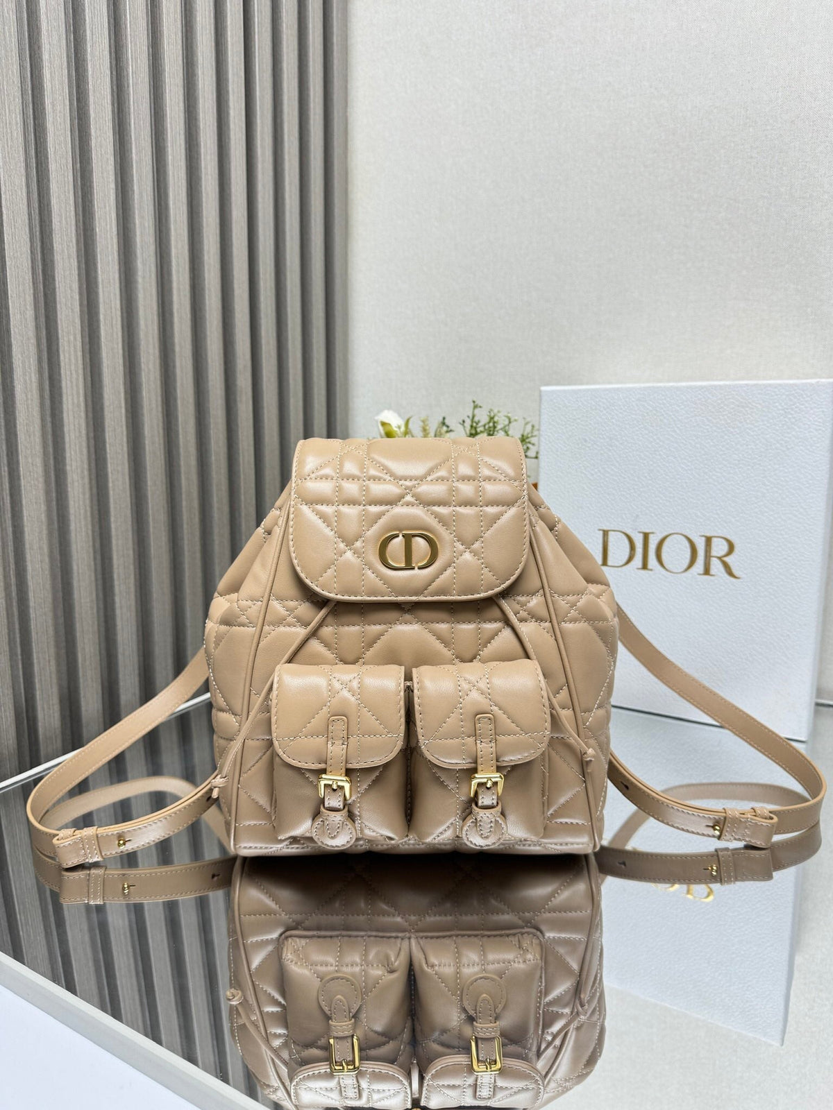 Dior 2026 Caro Backpack Lambskin