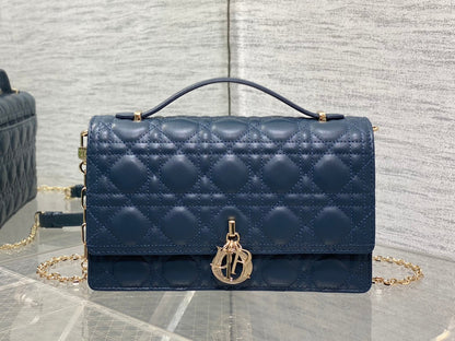 Dior 2026 My Dior Top Handle Bag 24cm Multicolors Quilted Leather