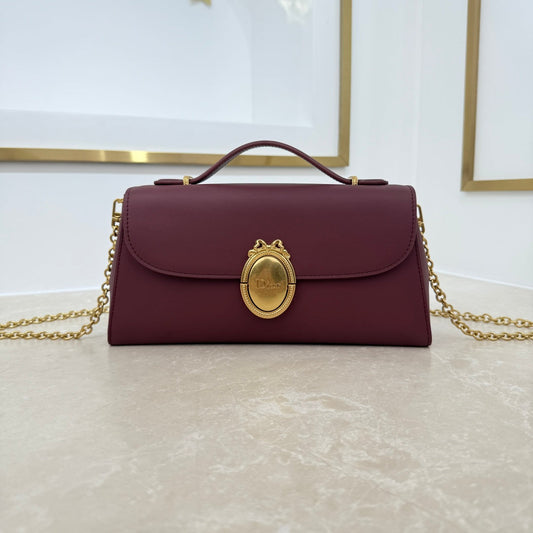 Dior 2026 Medaillon Clutch Multicolors Calfskin 165354