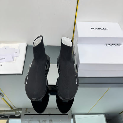 Balenciaga Speed Sneakers Black Polyester Elastane 832615