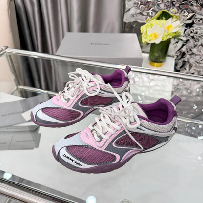 Balenciaga Monday Sneakers Grey Purple Mesh TPU 714946