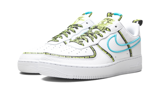 Air Force 1 Low "Worldwide White Blue Fury Volt" CK7213 100