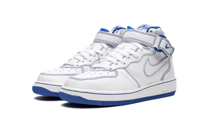 Air Force 1 Mid GS "White/White-Royal Blue" 624049 113