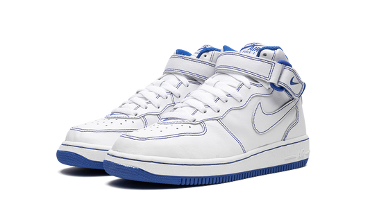 Air Force 1 Mid GS "White/White-Royal Blue" 624049 113